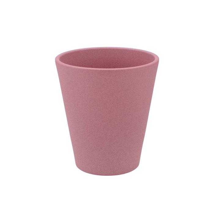 <h4>Ceramic Orchid Pot Pink Rose 14x15cm</h4>