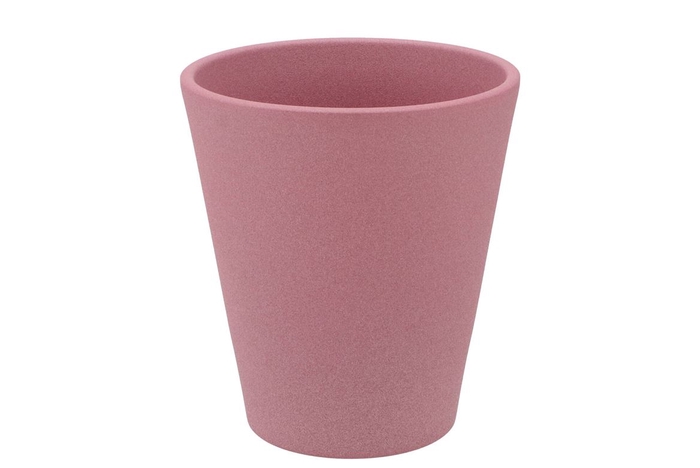 <h4>Ceramic Orchid Pot Pink Rose 14x15cm</h4>