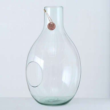 Vaas Eco-Glas, H 50 cm, Transparant
