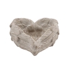Concrete Heart Wing Grey 15x7cm