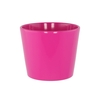 Ceramic Pot Pink Shiny 15cm