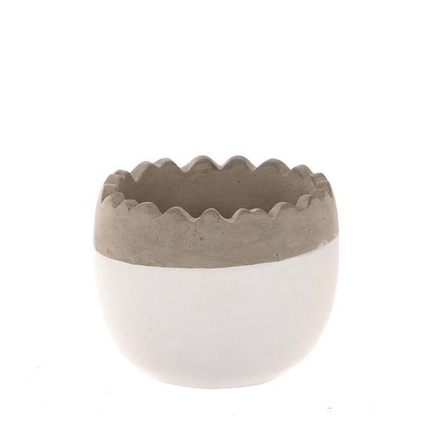 <h4>Easter Ceramics egg pot d12*9.5cm</h4>