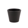 Vinci Matt Black Pot Container 12x10cm