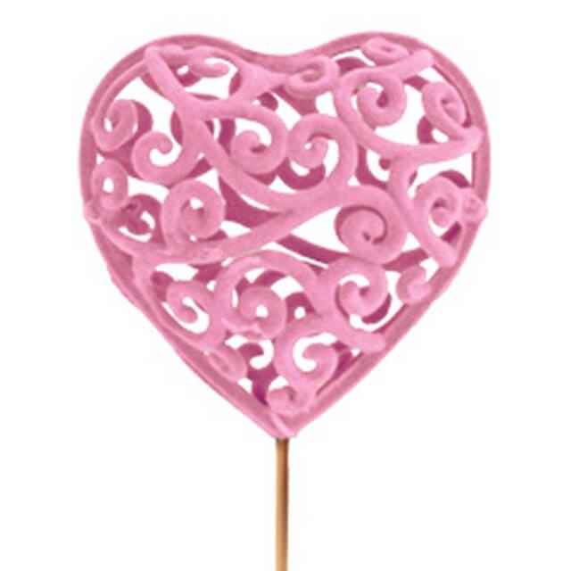 <h4>Pick Heartroque 7cm+50cm stick pink</h4>
