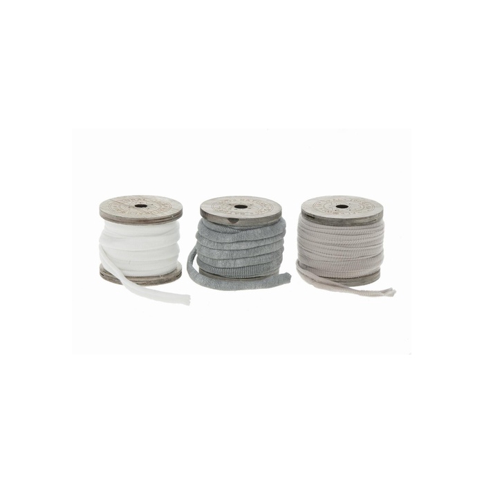 <h4>FABRIC 7M ON WOODEN SPOOL 1PC MIX BOX MIXED GREY</h4>