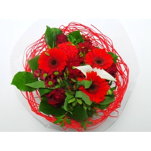 Bouquet sisal large red