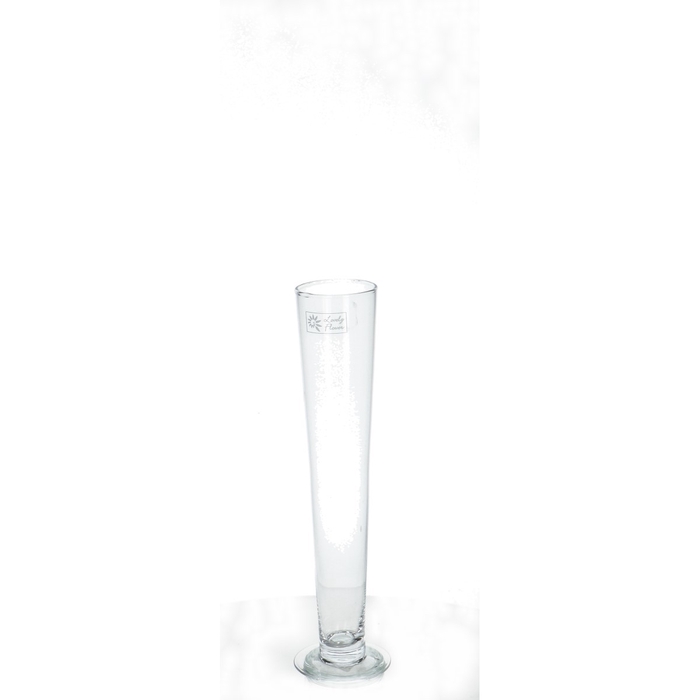 Glass Lilyvase conical d11*40cm