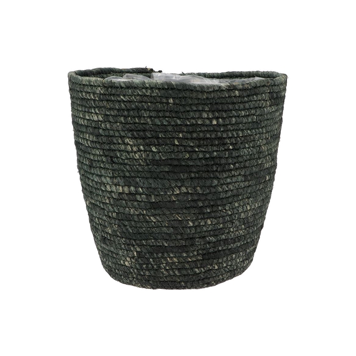 <h4>Seagrass Straw Basket Pot Army Green 32x32cm Nm</h4>