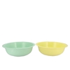 Zinc Basic Pastel Green/yellow Bowl 40x12cm