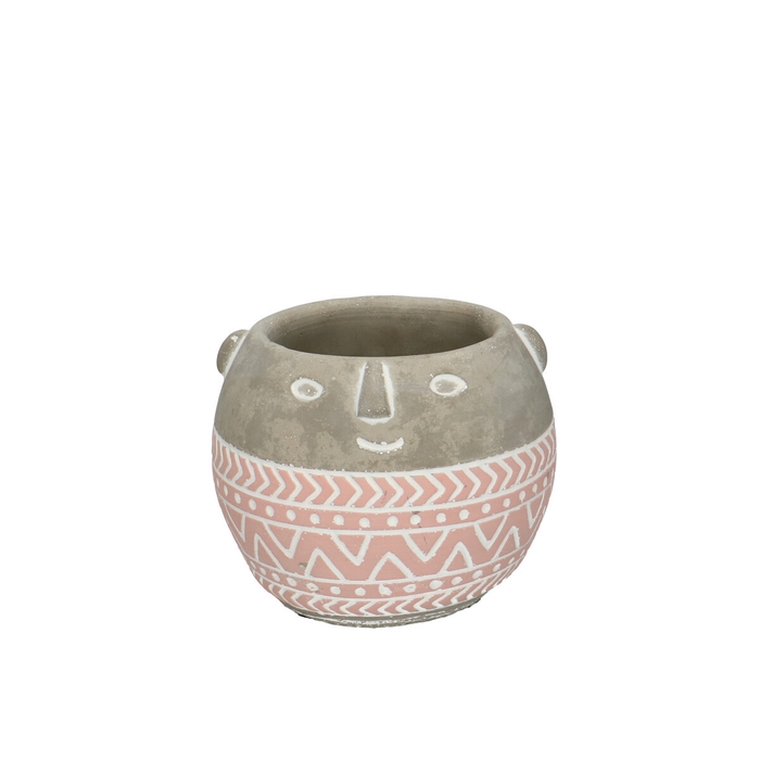 Ceramics Pot face d13.5*11cm