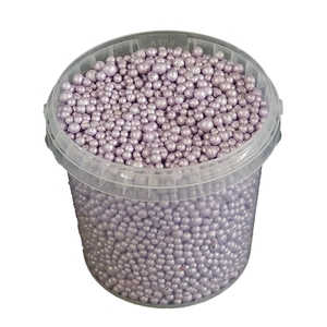 Terracotta pearls 1 ltr bucket lila