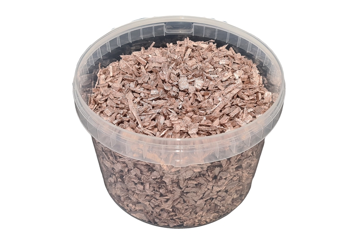 Wood chips 10 ltr bucket Champagne