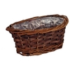 Basket Kioto woodbar L20xW12xH7,5cm brown