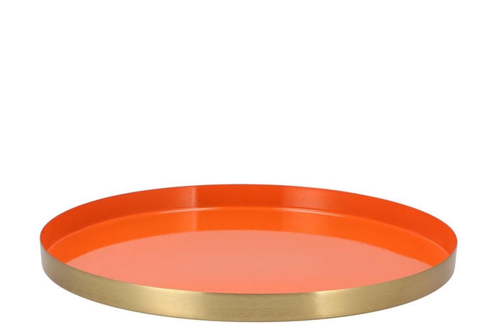 Marrakech K Orange Plate 33x2cm