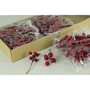 Stick Berries Rose Red Bag(24)