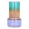 DF02-665250800 - Vase Shae d7.5/10xh17 green/ purple