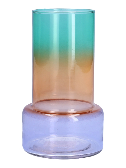 DF02-665250800 - Vase Shae d7.5/10xh17 green/ purple