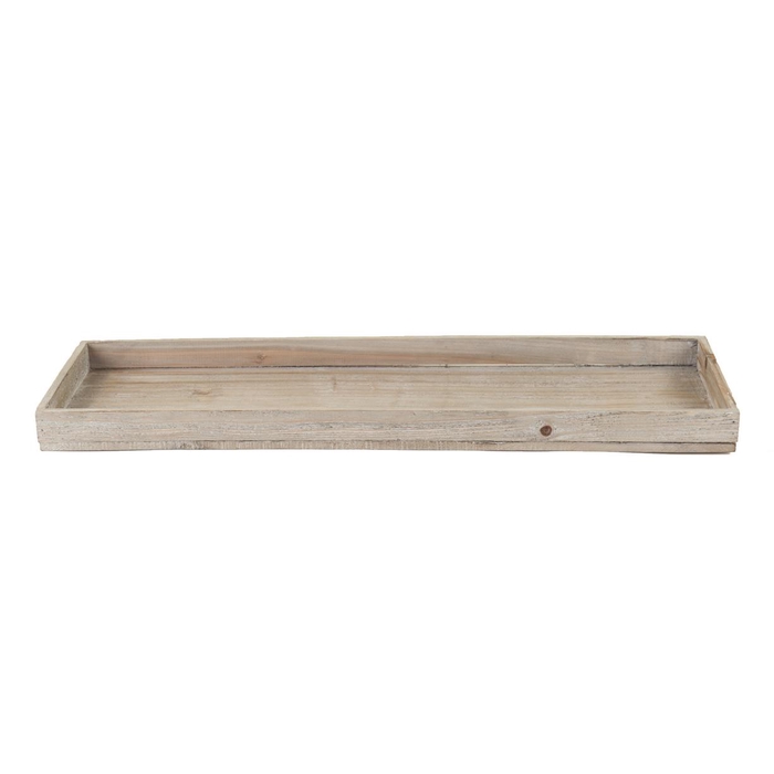 <h4>WOODEN TRAY 60*20*4CM NATURAL-WASH</h4>