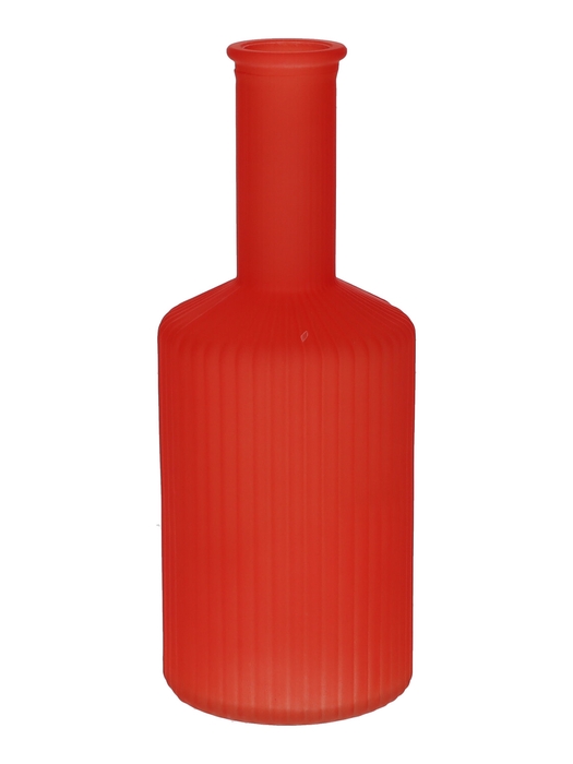 <h4>DF02-665462000 - Vase Caro lines neck d3.7/8.2xh20.5 cherry red matt</h4>