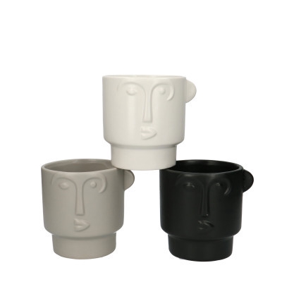 Ceramics Pot face/foot d10.5*11cm