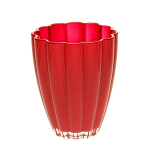 DF02-882906800 - Vase Bloom d14xh17 winered