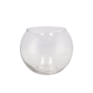 Verre Boule Vase D17xh14cm