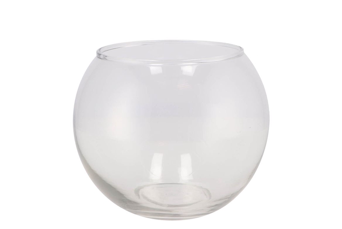 Verre Boule Vase D17xh14cm