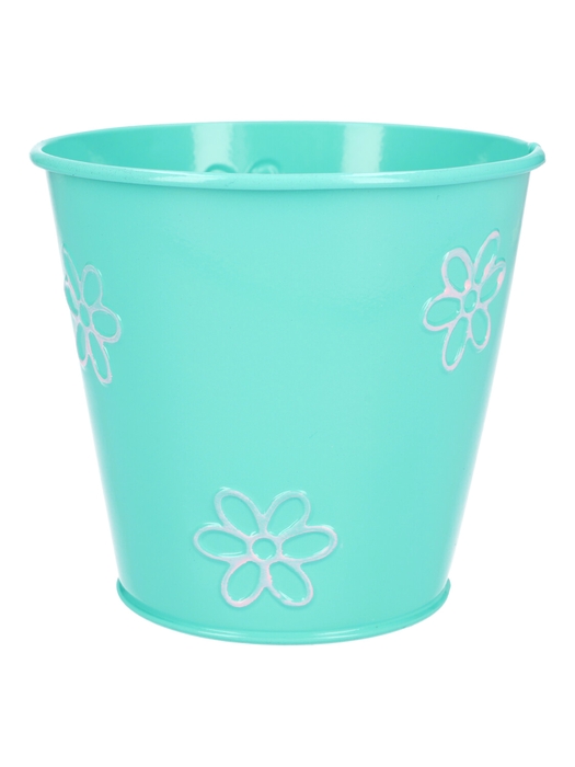 <h4>DF04-665730247 - Pot Daisy d13xh12 turquoise/pink</h4>
