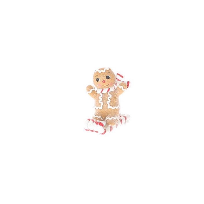 <h4>Gingerbread Man Sit Sleigh L11W10H14</h4>