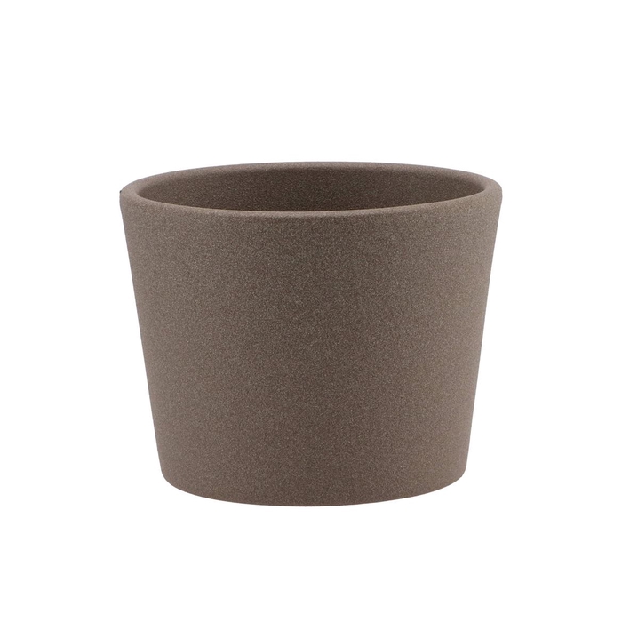 <h4>Ceramic Pot Brown 11cm</h4>