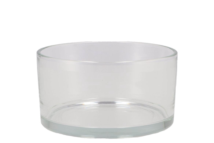 Glass Bowl Cilinder 15x8cm