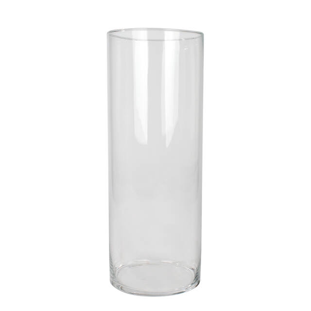 Vase Lusaka glass Ø15xH40cm HC