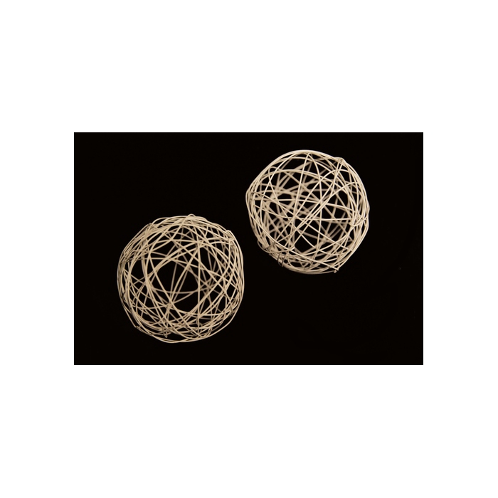 <h4>WIRE BALL 6CM WIT</h4>