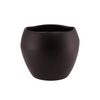 Amarah Black Pot Sphere Shaded 23x20cm