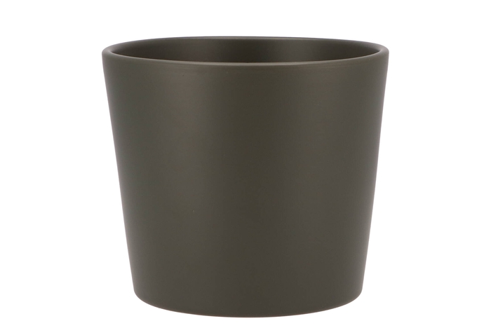 Ceramic Pot Dark Green 15cm