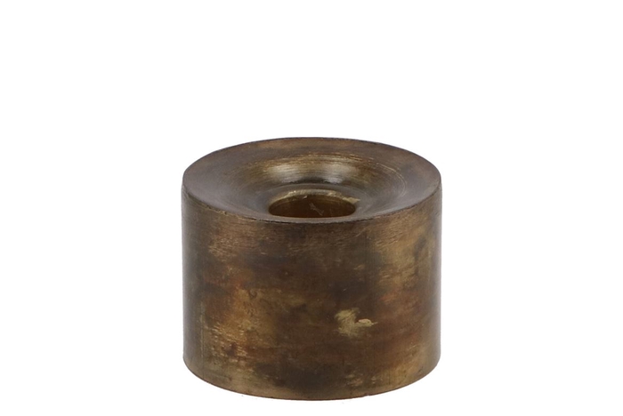 <h4>Dobra Gold Metal C.holder/t-light 6x6x5cm Nm</h4>