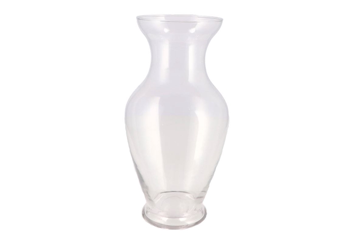 <h4>Mira Clear Glass Flower Vase 18x18x37cm</h4>