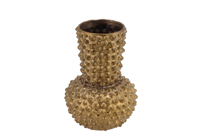 <h4>Djedda Vase Dots Gold 16,5x23cm</h4>