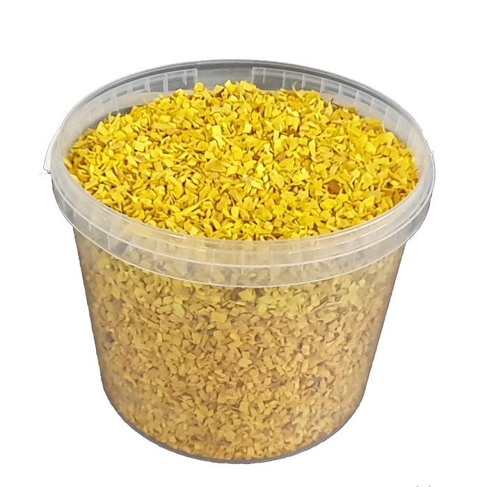 <h4>Wood chips 10 ltr bucket Yellow</h4>