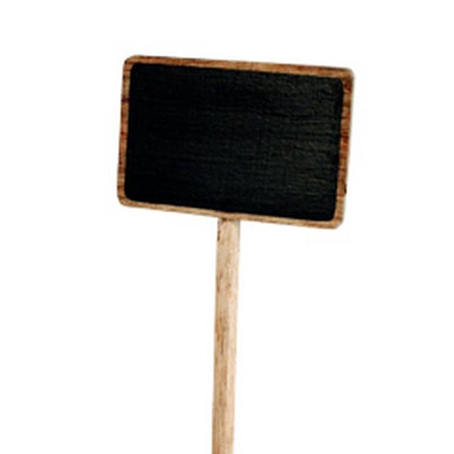 <h4>Price stick wood 14x8cm on 40cm stick</h4>