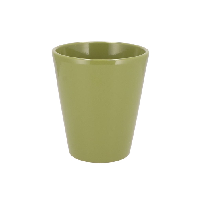 <h4>Ceramic Orchid Pot Amazon Green 15cm</h4>