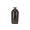 Dry Glass Black Clear Bottle 11x25cm Nm
