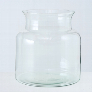 Vaas Eco-Glas, H 20 cm, Transparant