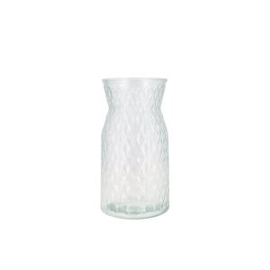 Diamond Clear Vase 12x20cm