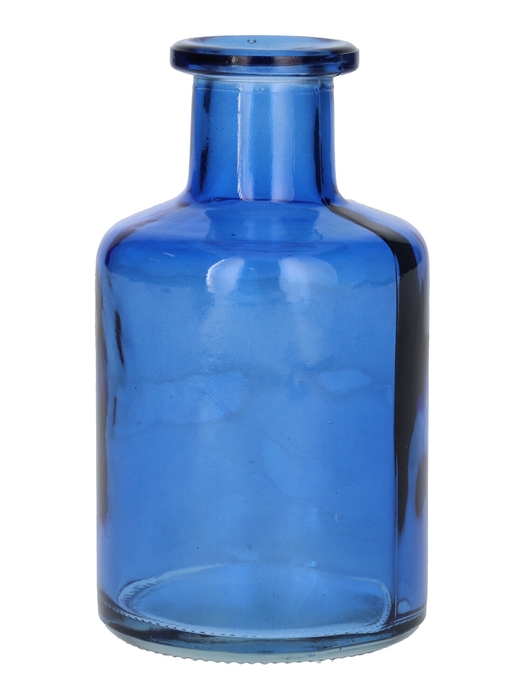 <h4>DF02-666114000 - Bottle Caro9 d3.8/6.8xh11.8 cobalt blue transparent</h4>
