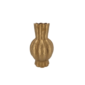 Garlic Gold High Vase 17x30cm