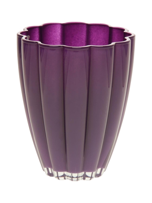 DF02-882002300 - Vase Bloom d14xh17 dark purple