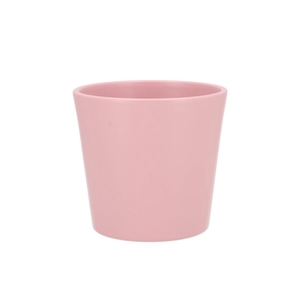 Ceramic Orchid Pot Pink Silver 13,5cm