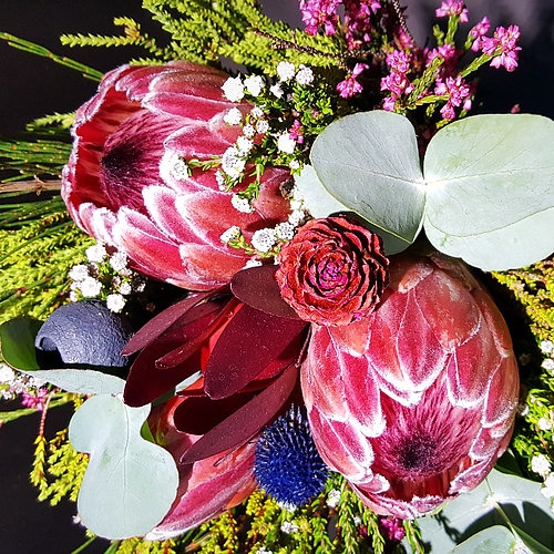 Bqt - World Bouquet 3 Protea
