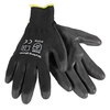 Handschoen PU-Flex zwart - maat 9